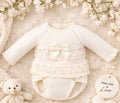 Ivory Knit Lace Outfit