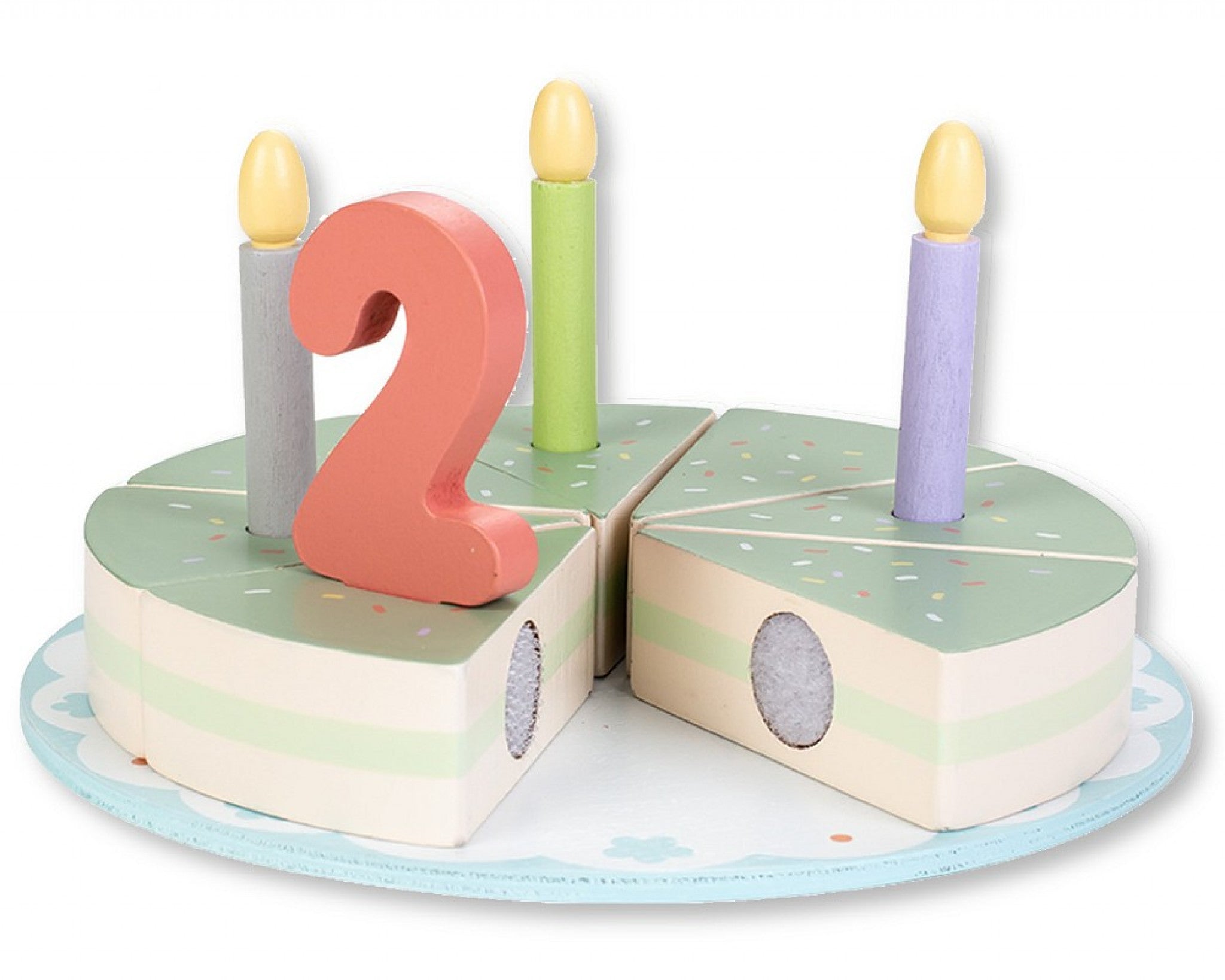Wooden Birthday Cake