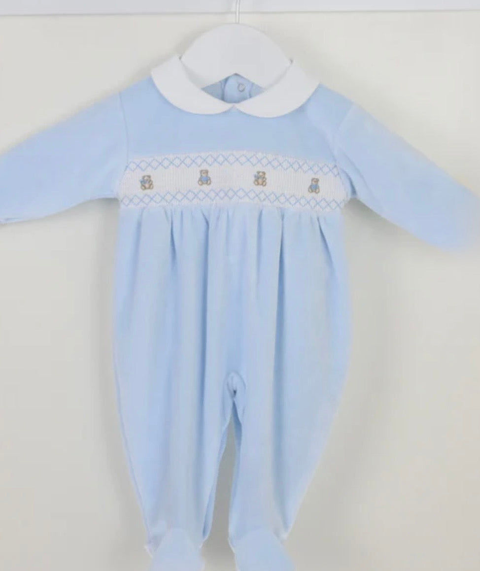 Teddy Smock Babygrow