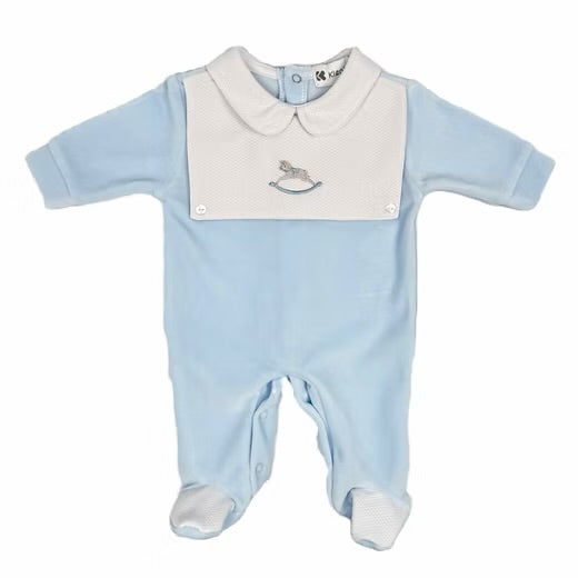 Bibbed Rocking Horse Babygrow
