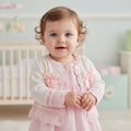 Pink&White Bow Cardigan