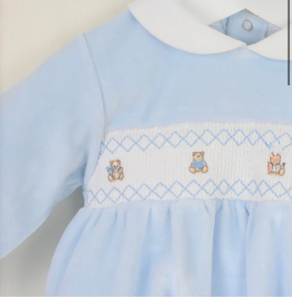Teddy Smock Babygrow