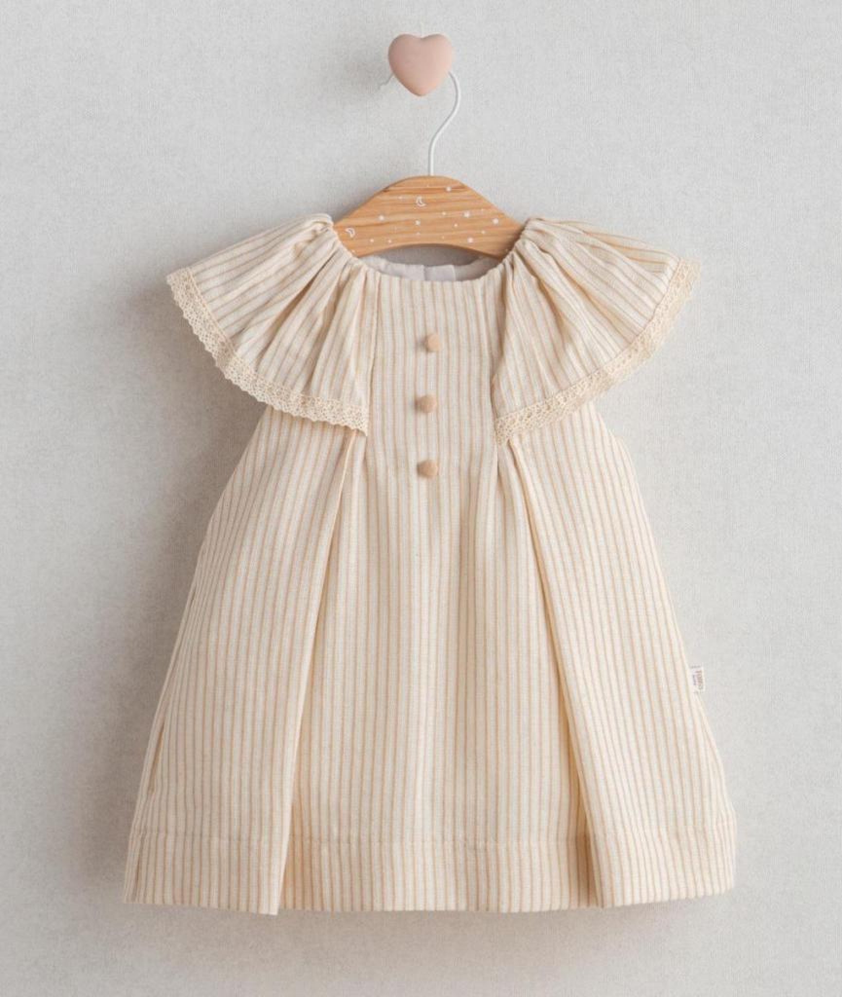 Cotton Stripe Woven Dress