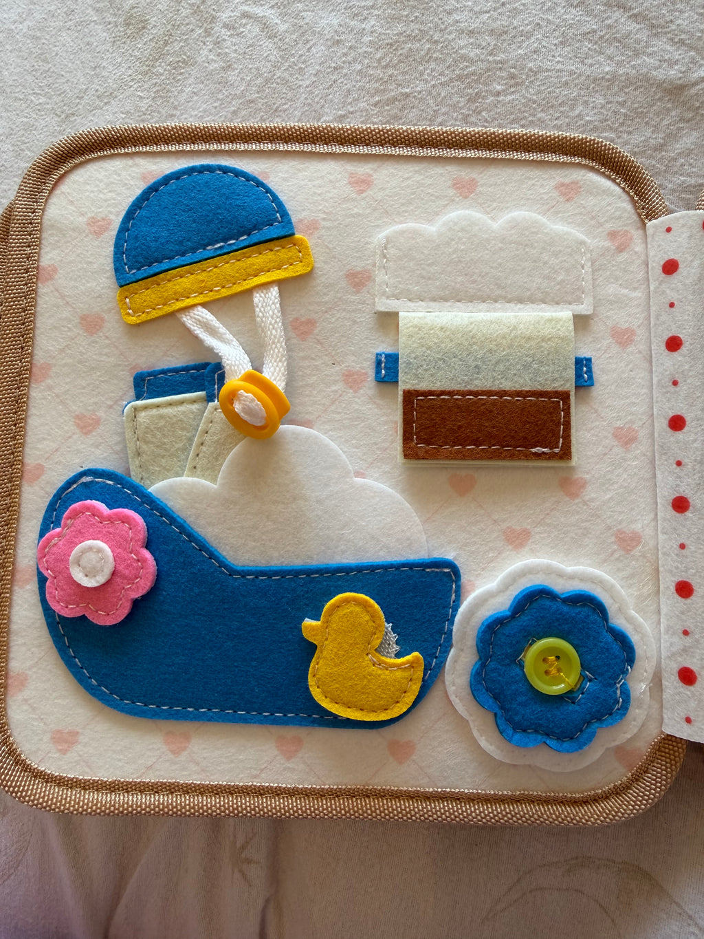 Fairy busy book, Dress up Montessori style Role play