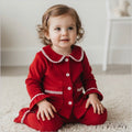 Girls Lace Red Pyjamas