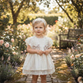 Lilac cotton stripe woven dress