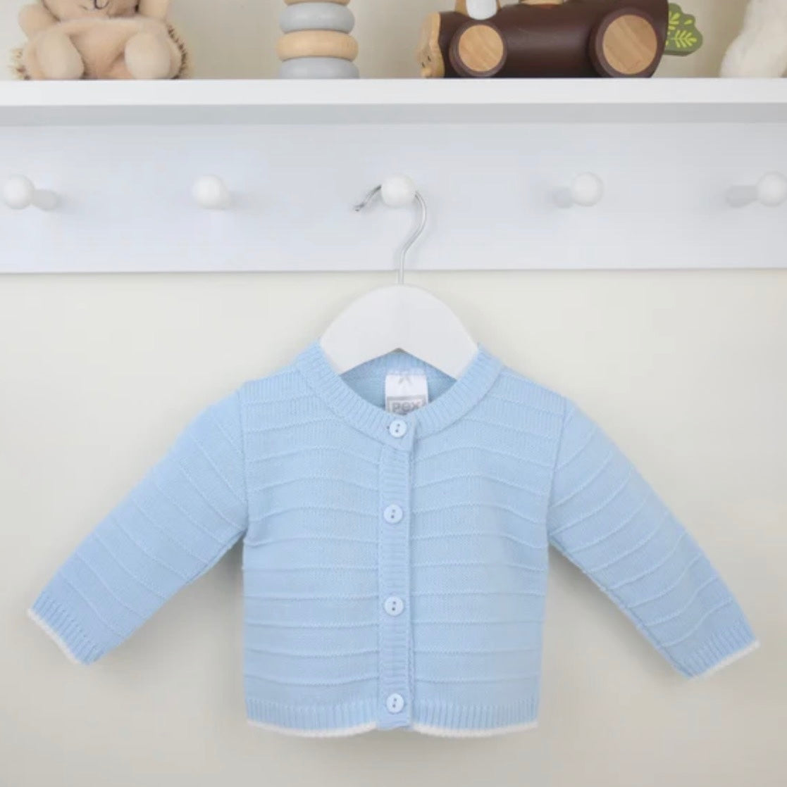 Blue Knit Cardigan
