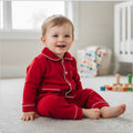 Boys Red Satin Pyjamas