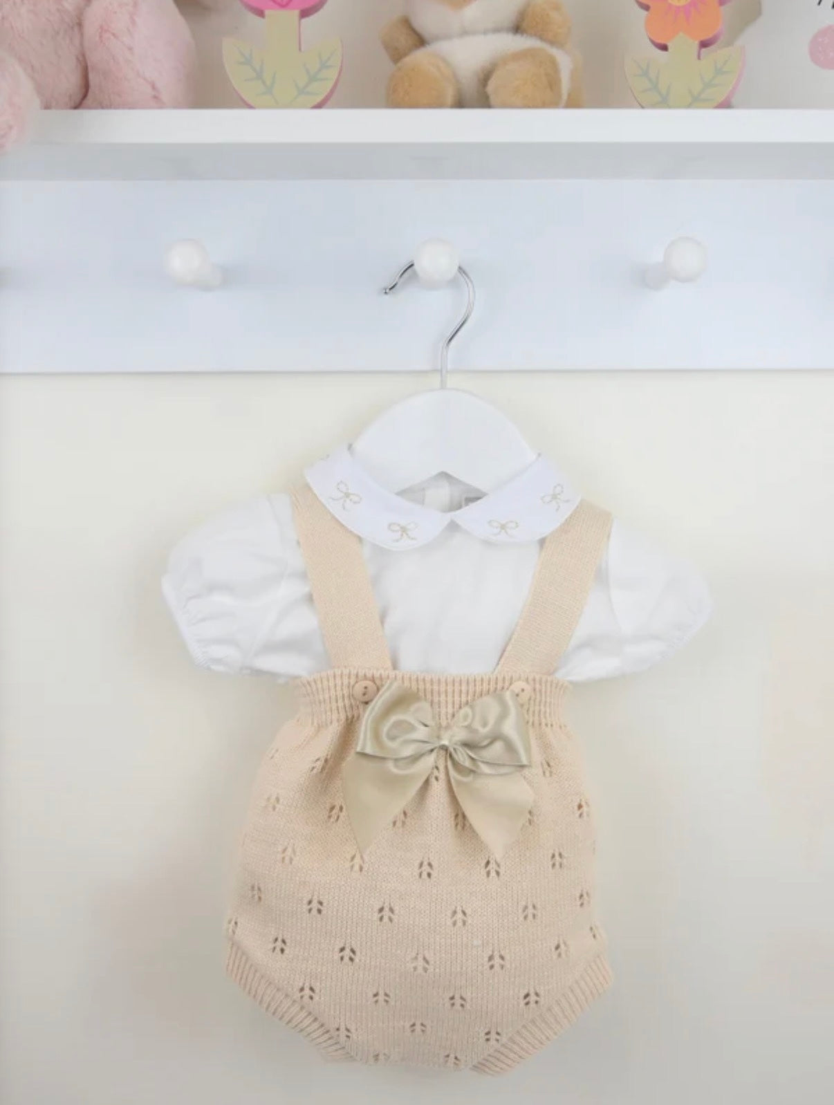 Neutral Bow Romper