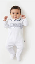 Royal Blue Smock Babygrow