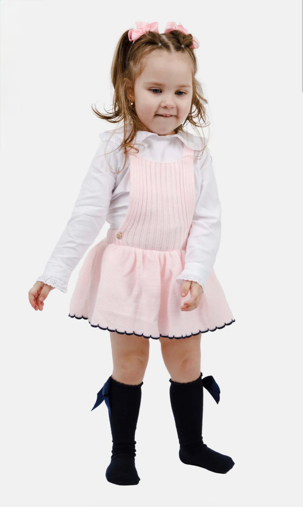 Knit Dress & Cardigan Pink
