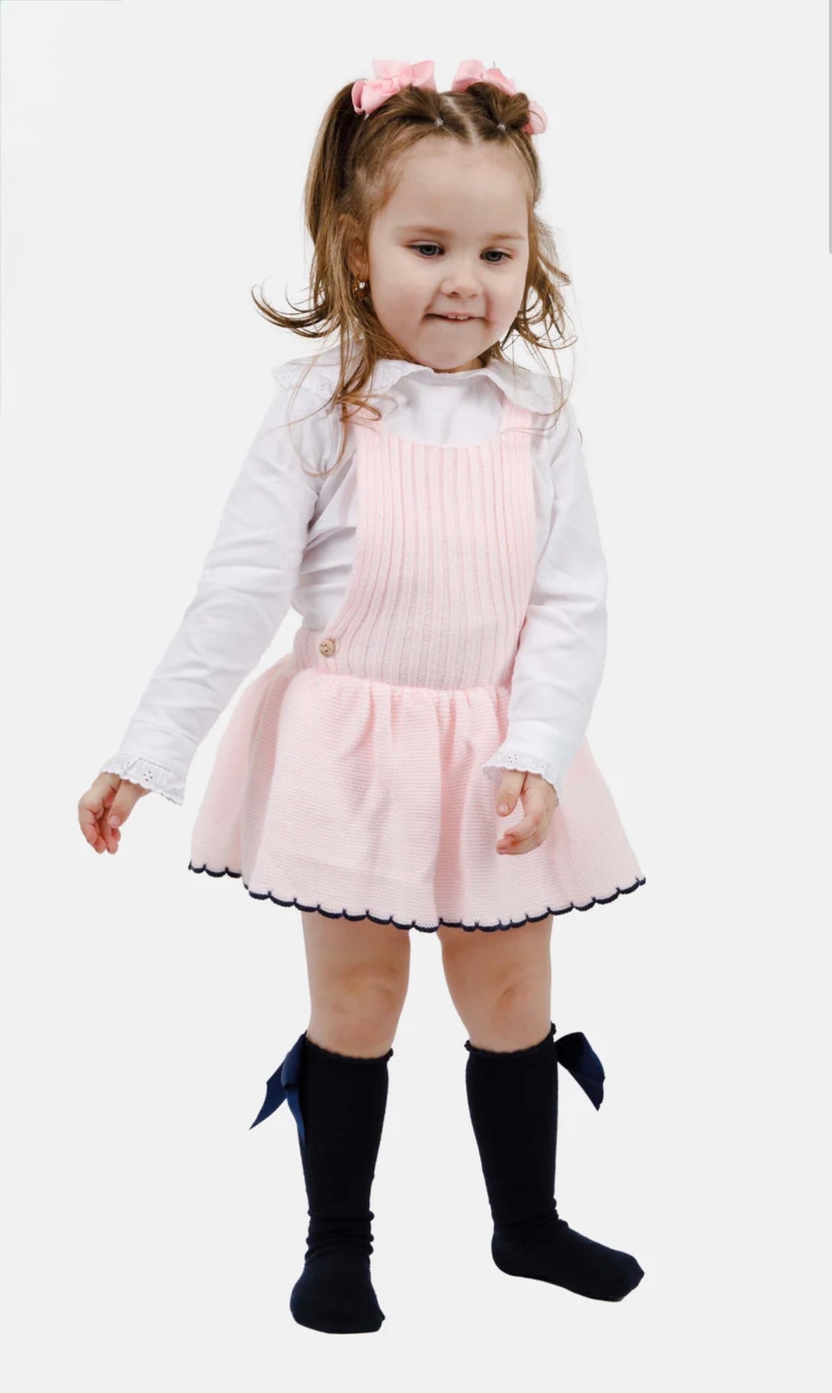 Knit Dress & Cardigan Pink