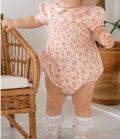 Rose smock romper