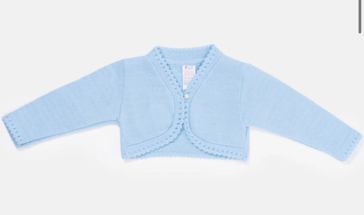 Baby Blue Short Bolero