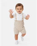 Beige 2 Piece Spanish Knit