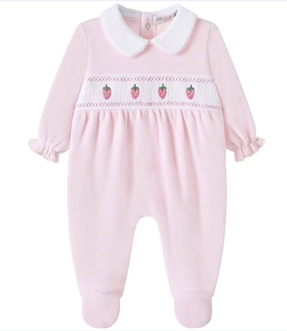 Strawberry Smock Babygrow
