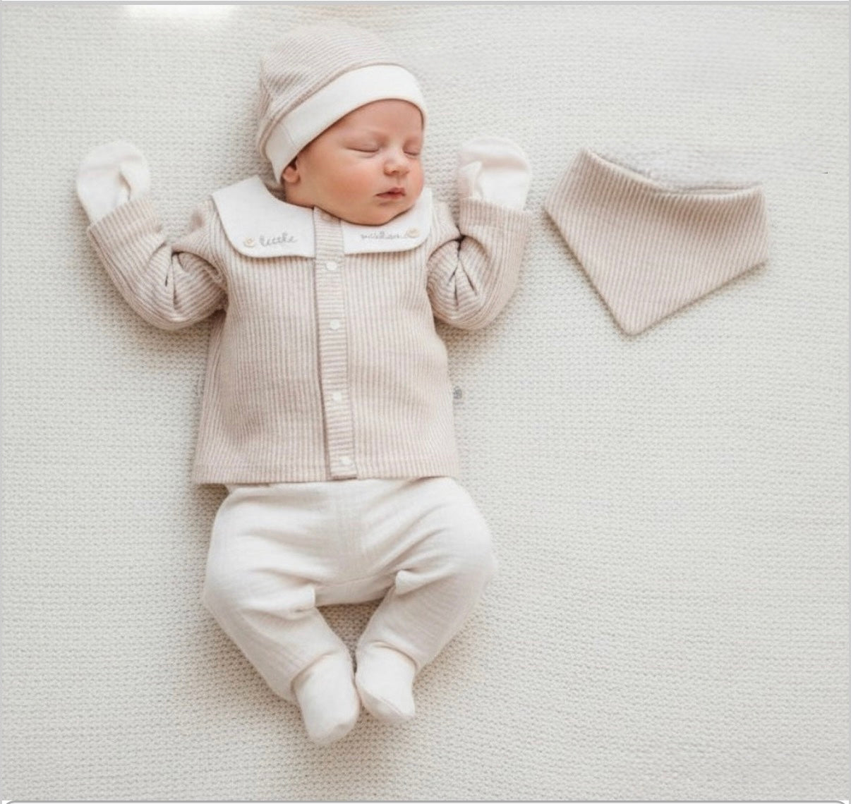 Beige Woven Set