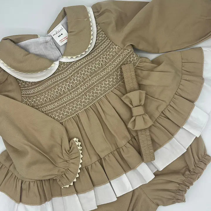 Camel Smock Dress