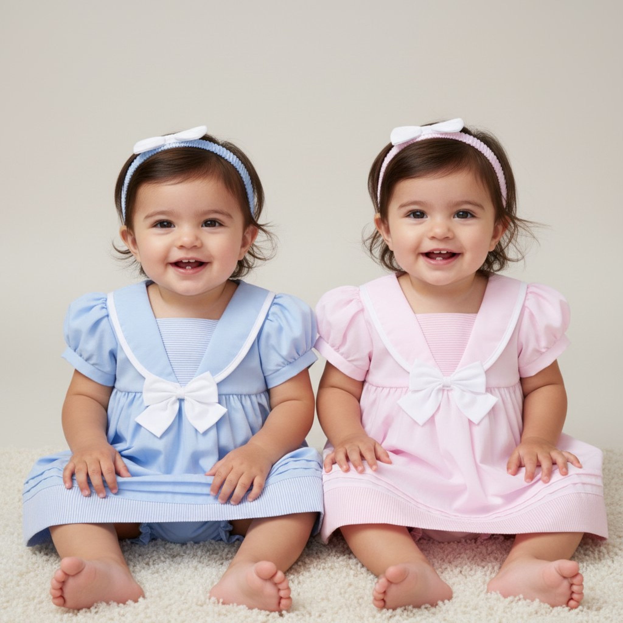 Baby Girl Striped Sailor Dress