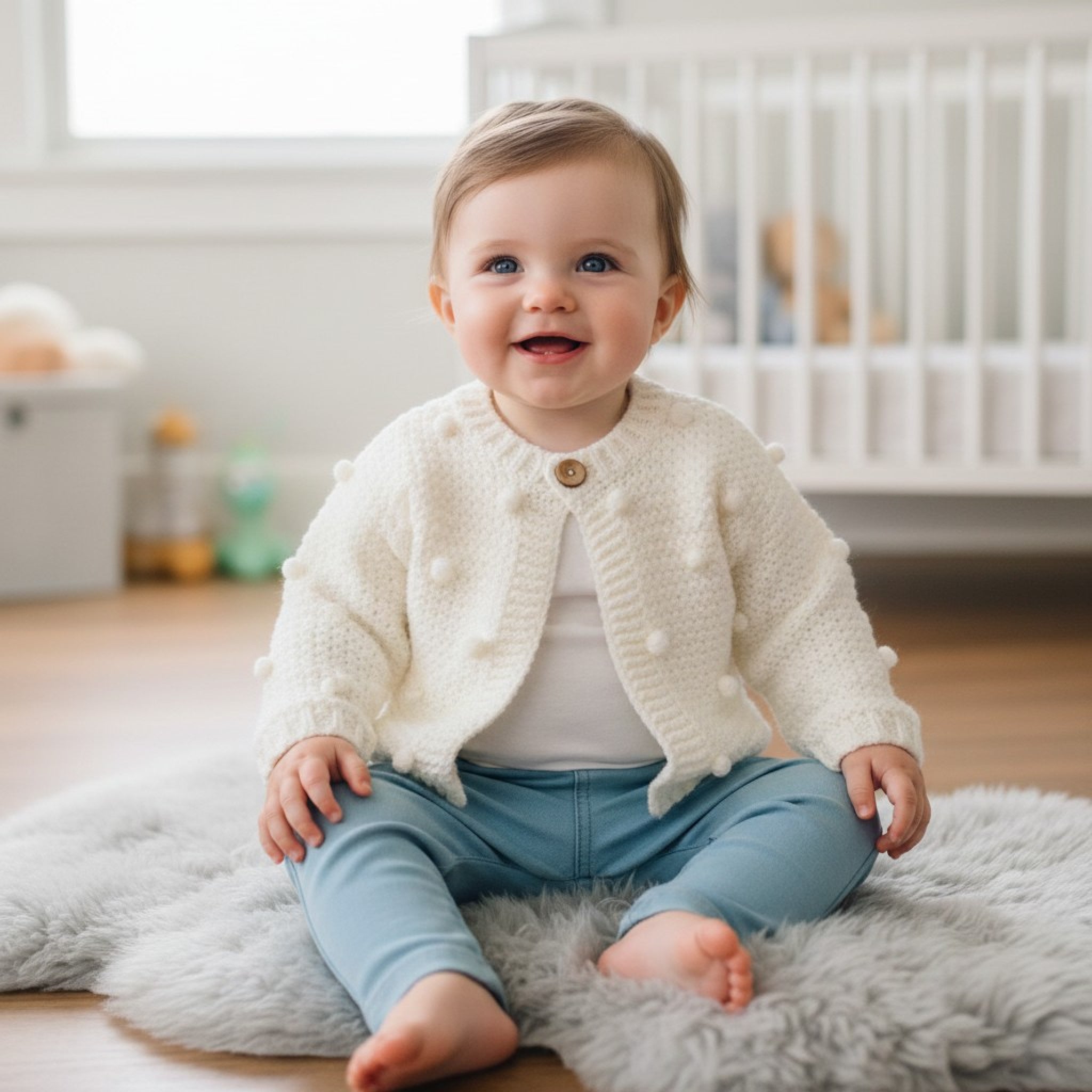 Popcorn Knit Cardigan