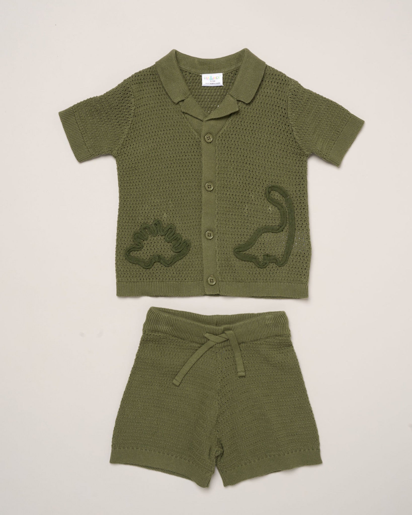 Knit Dinosaur Set