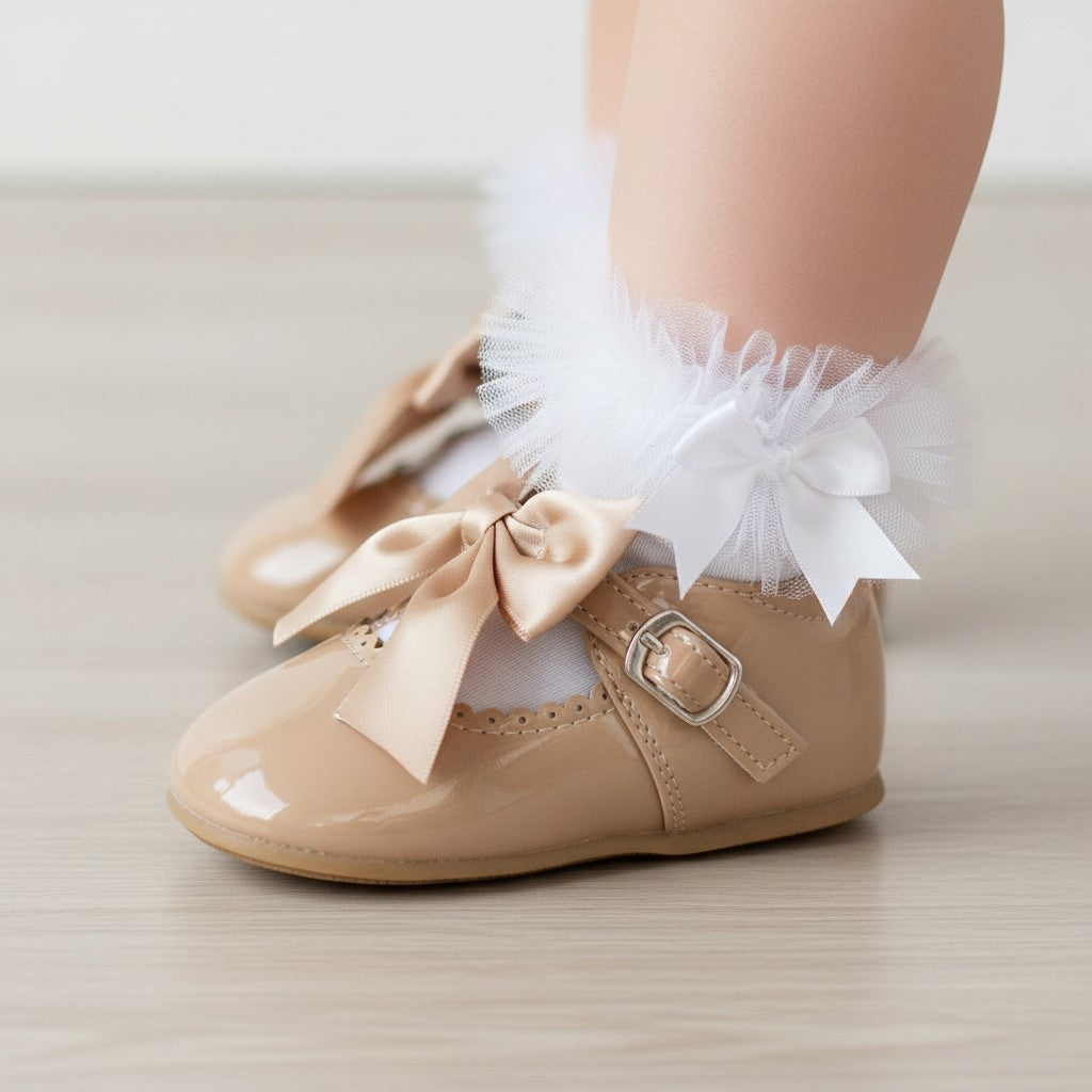 Camel Bow Shoes
