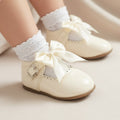 Cream Bow Shoes