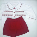 Burgundy Smock Set
