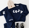 Cozy Club Navy Blue Tracksuit